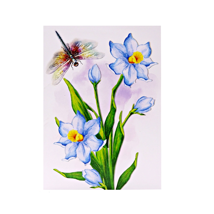 3D Pop-up Card - Dragonfly (First Class Forever stamp included)