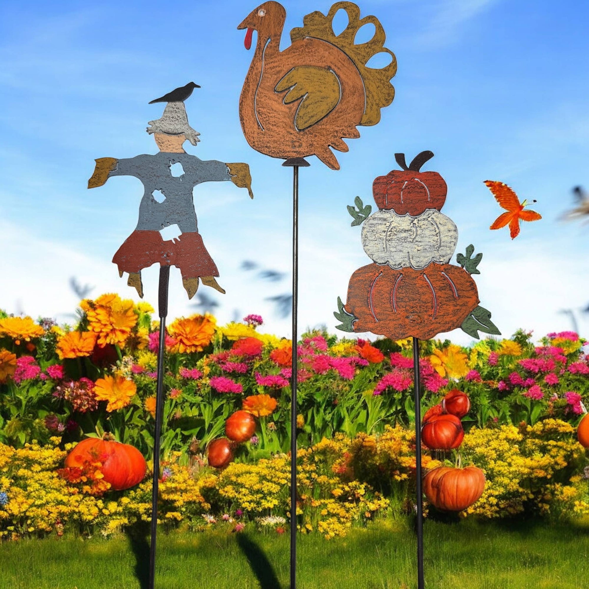 Scarecrow Plant Stake