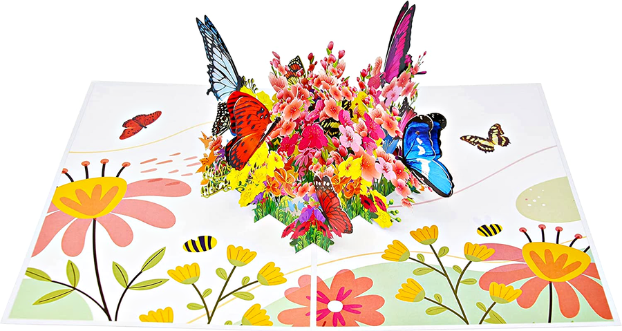 Spring Butterflies 3D Card