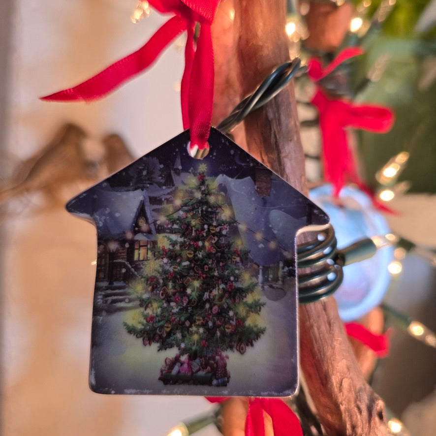 Stoneware Vintage Christmas Ornaments