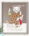Mid-Mod Print - The Cat's Pajamas Christmas
