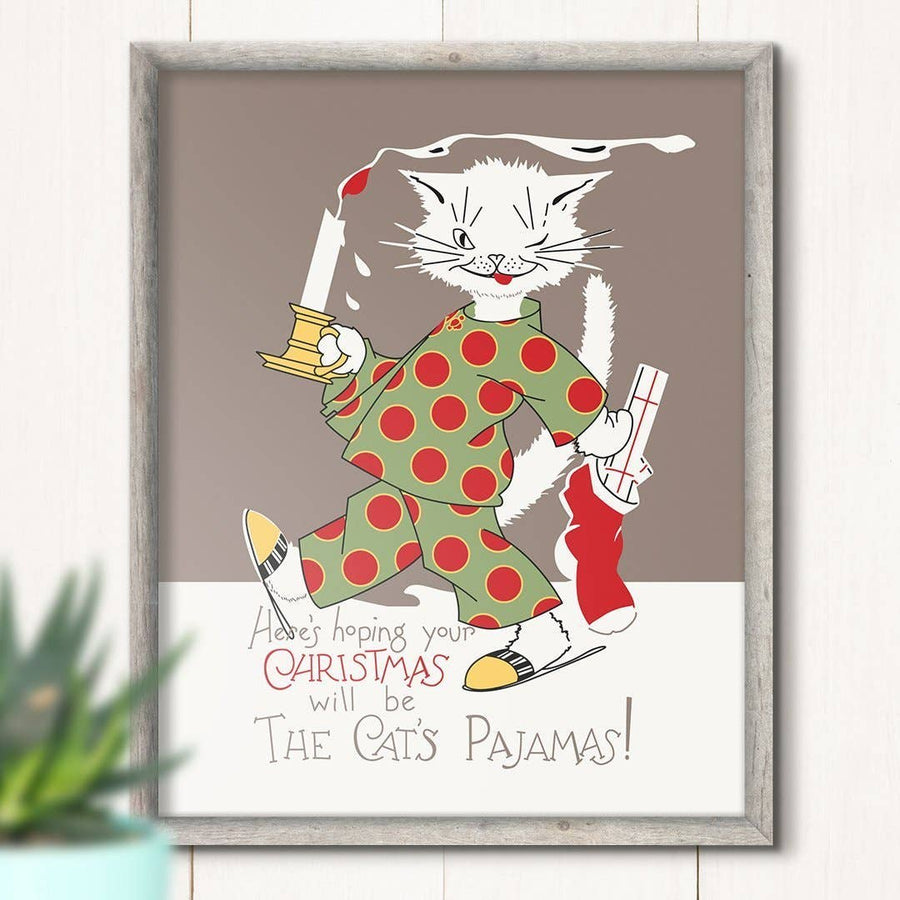 Fun Print - The Cat's Pajamas Christmas