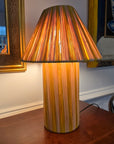 Golden Yellow Striped Raffia Lamps (3 sizes to choose from)