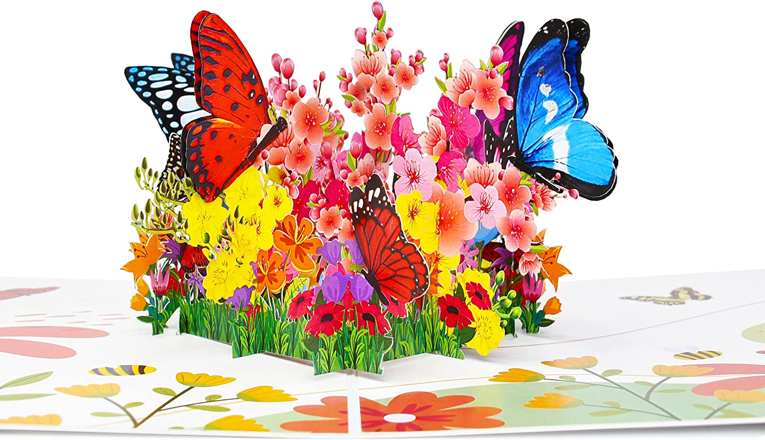 3D Pop-up Card - Spring Butterflies (First Class Forever stamp included)