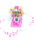 3D Pop-up Card  - Lily Vase (First Class Forever stamp included)