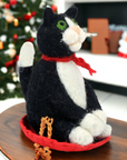Sledding Kitty Ornament