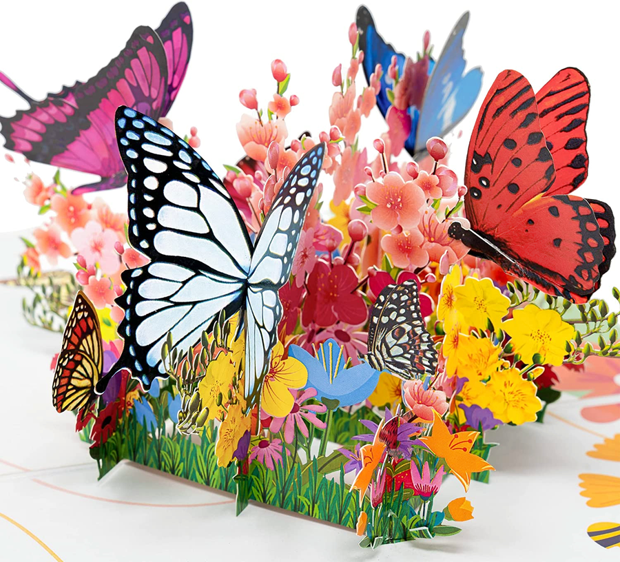 Spring Butterflies 3D Card