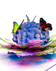 3D Pop-up Card - Hydrangea Flower (First Class Forever stamp included)