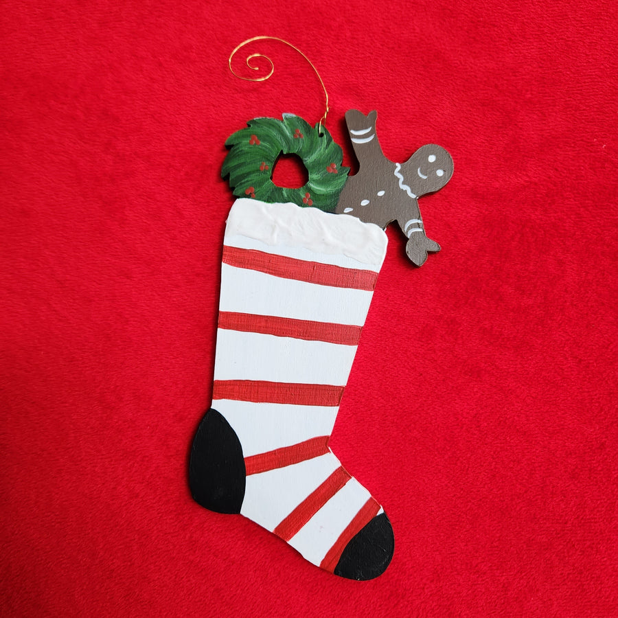 Nancy Thomas Hand-Painted Stocking Ornament (4 styles)
