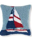 Sail Boat Hooked Pillow