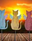 Angel Cat Plant Stake
