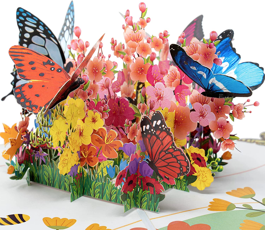 Spring Butterflies 3D Card