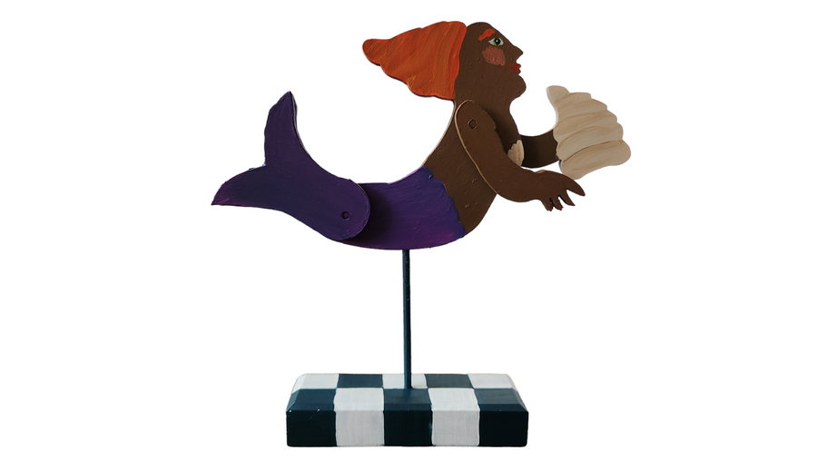 Articulated Mermaid on base