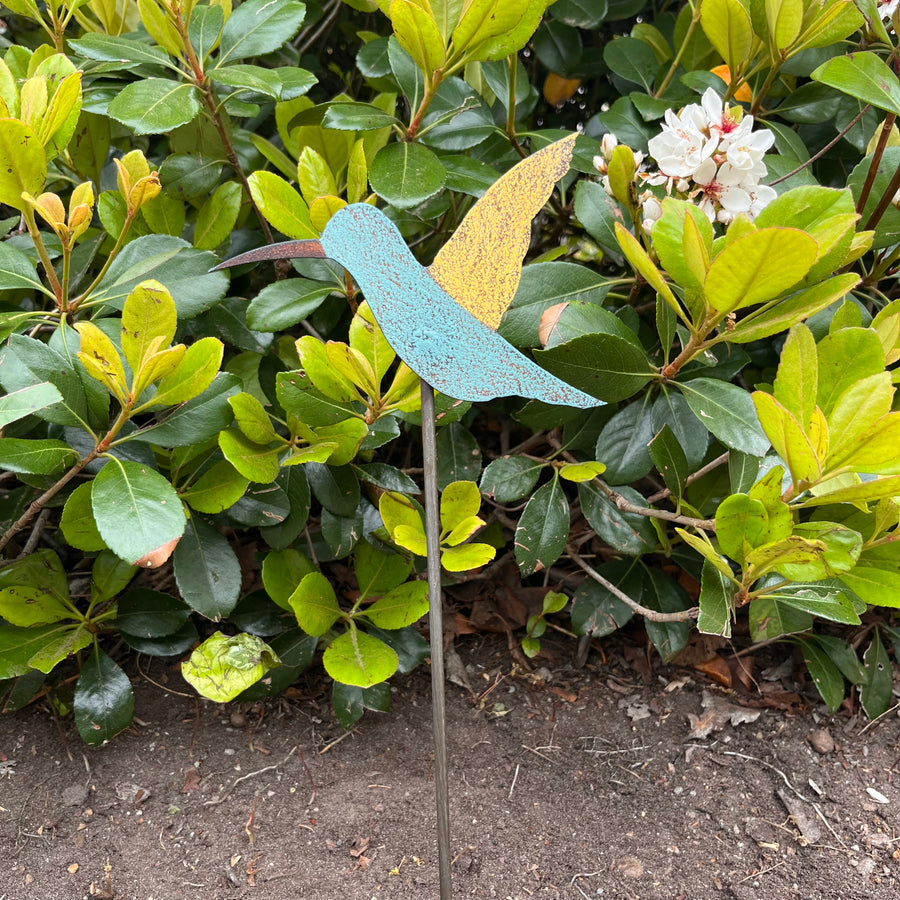 Hummingbird Plant Stake