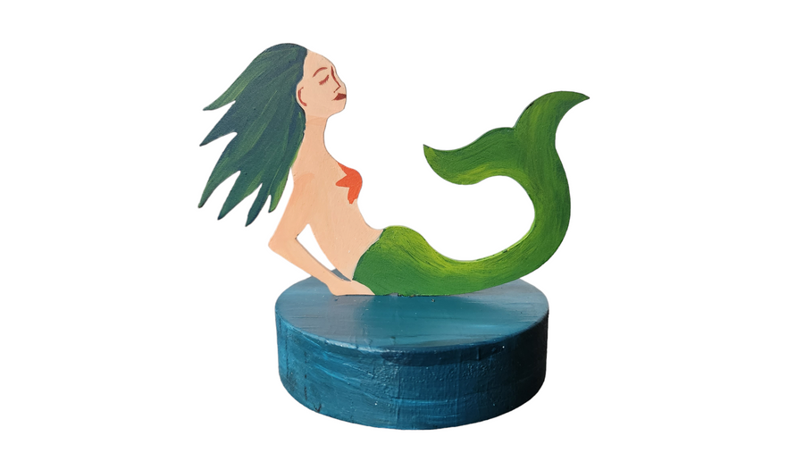 Mermaid-on-the-Sea Table Topper