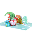 3D Pop-up Card  - Gnome (First Class Forever stamp included)