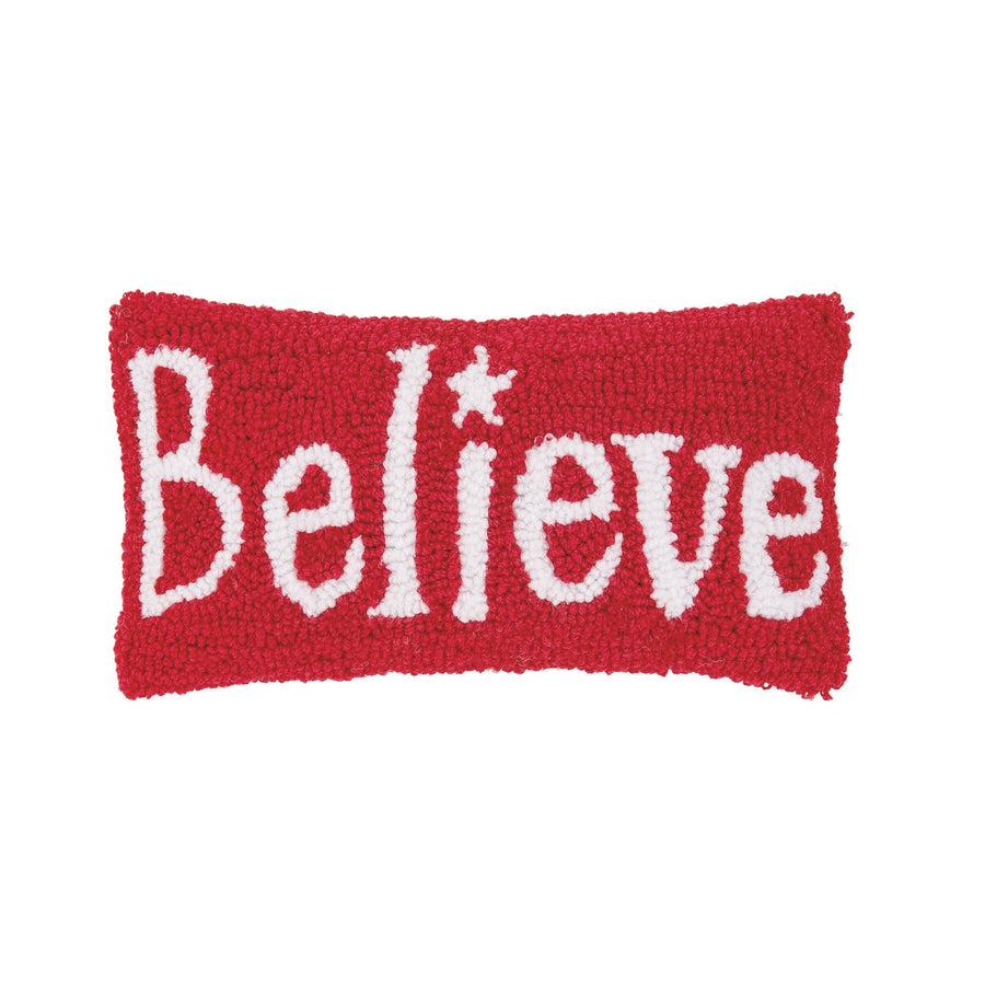 Believe Star Throw Pillow