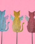 Angel Cat Plant Stake