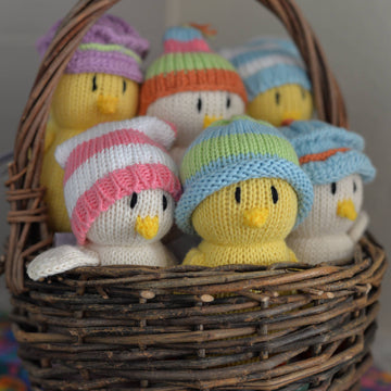 Chicks in Pastel Hats