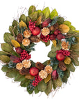 Golden Pinecone & Pomegranate Wreath