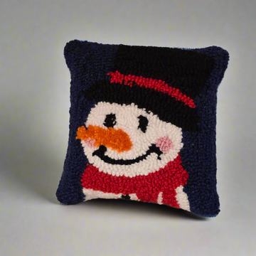 Snowman Wishes Throw Pillow