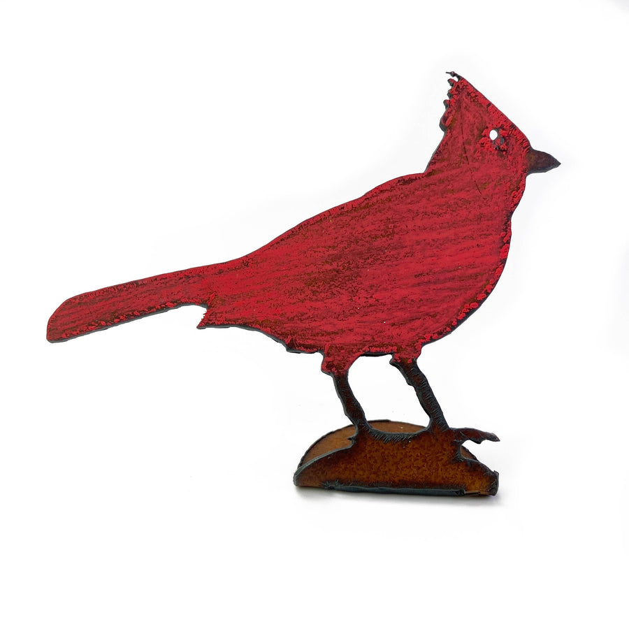 Cardinal Standing Metal Table Topper