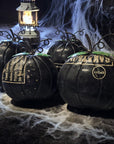 Black Recycled Metal Pumpkin