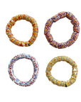 Recycled Glass Krobo Bead Bracelet - Various Colors