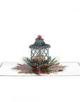 3D Pop-up Card - Christmas Lantern (First Class Forever stamp included)