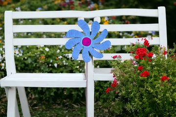 Flower Power Garden Stake