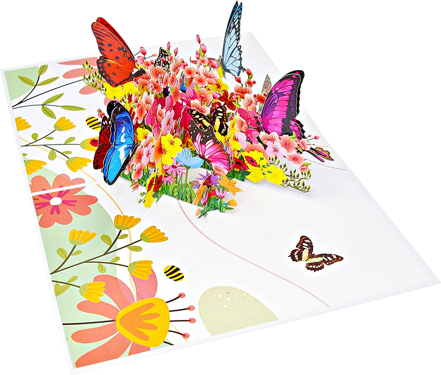 Spring Butterflies 3D Card