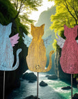 Angel Cat Plant Stake