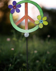 Peace Sign Plant Stake