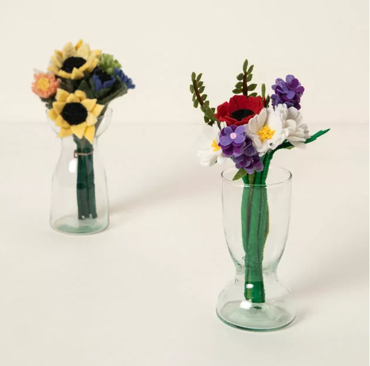 Petite Felt Rose Bouquet