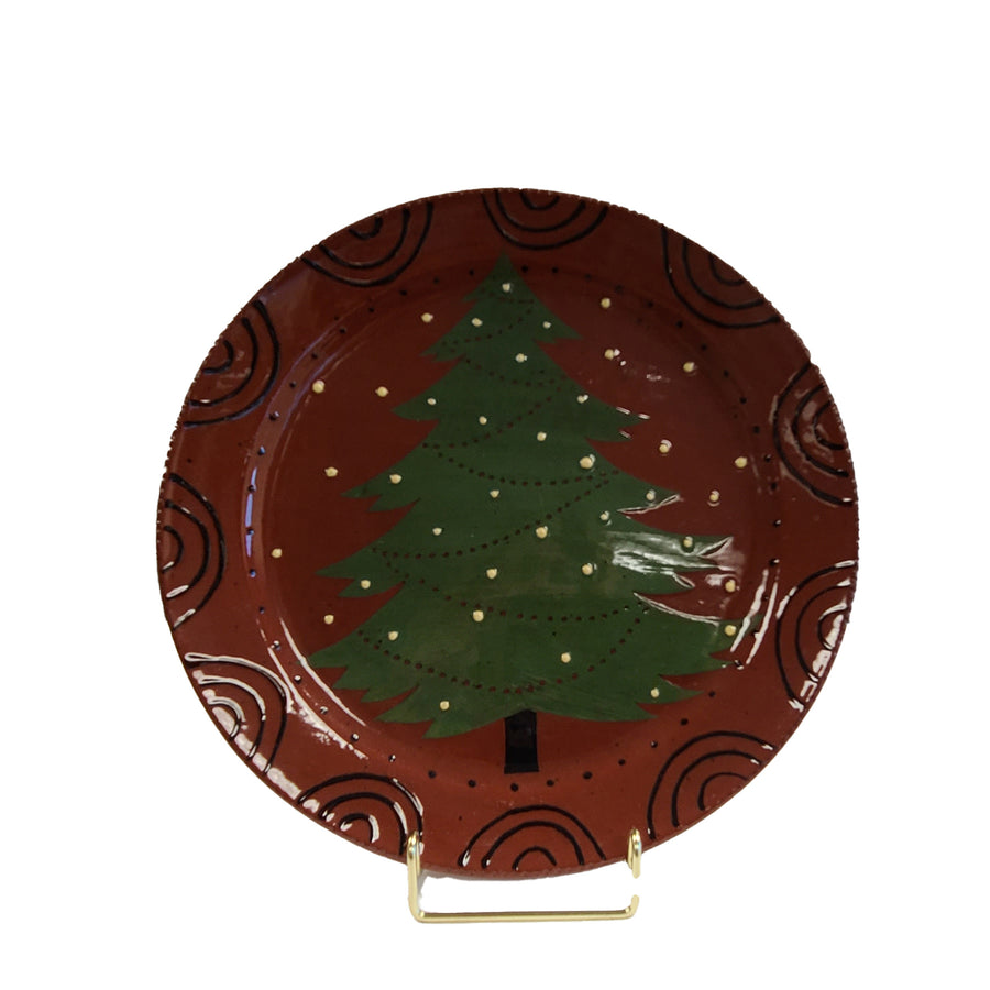 Joan Tatum Pottery 107 christmas tree dots