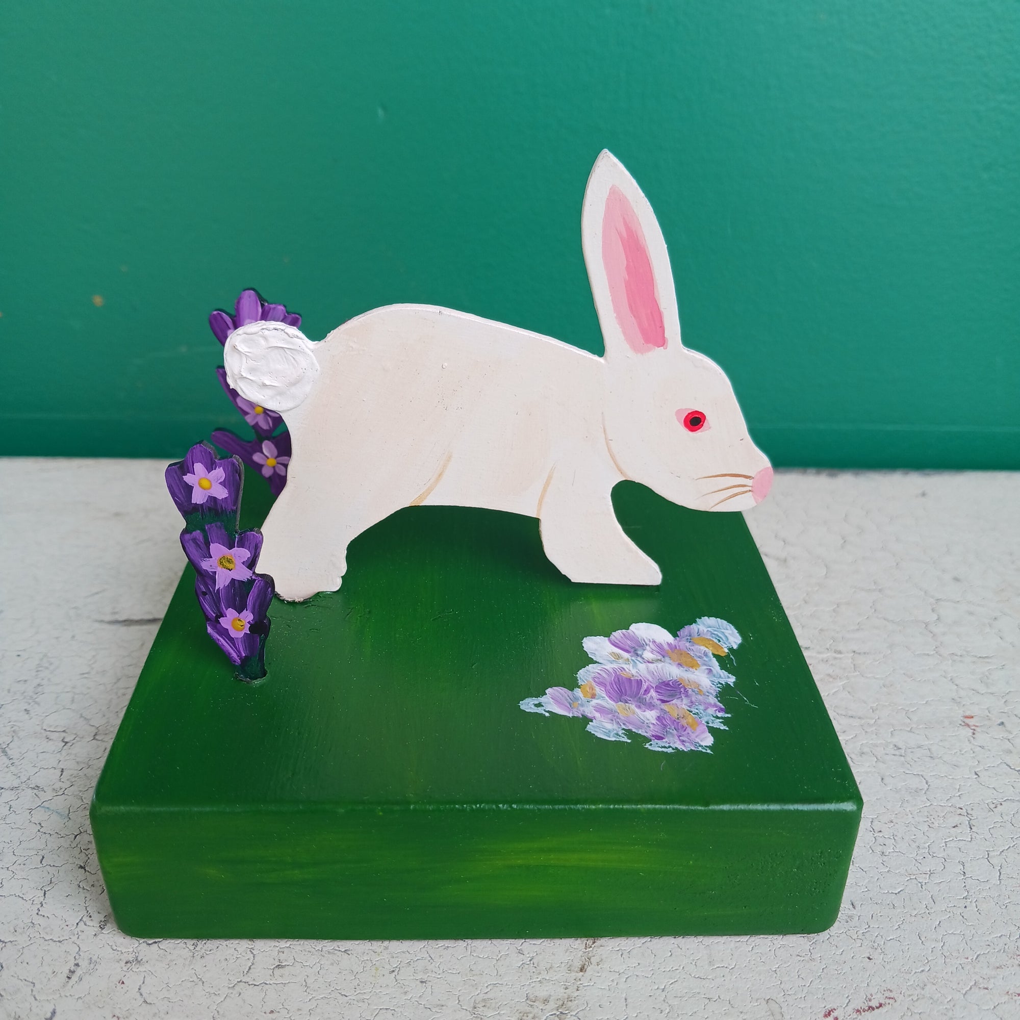 Field of Flower Bunny Table Topper