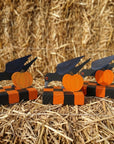 Crow and Pumpkin Table Topper