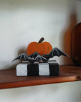 Pumpkin and Bats Table Topper