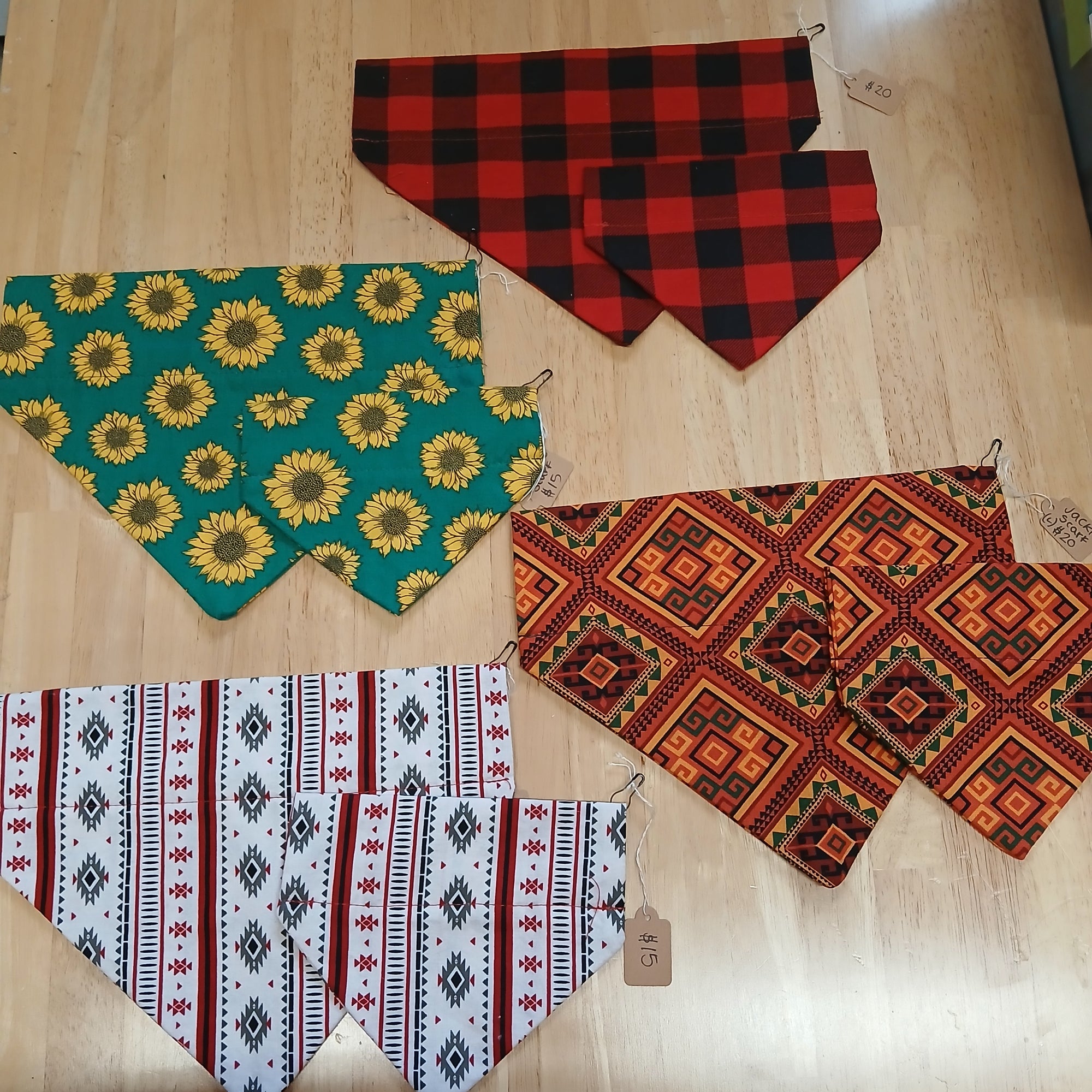 "Jackie Scarf" Pet collar scarves