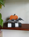 Pumpkin and Bats Table Topper