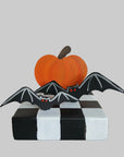 Pumpkin and Bats Table Topper