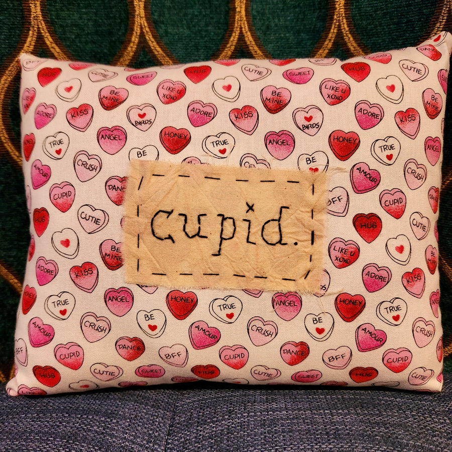 Hand-stitched Throw Pillow 