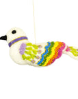 Bella Bird, White Ornament