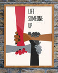 Mid-Mod Print - Lift Someone Up