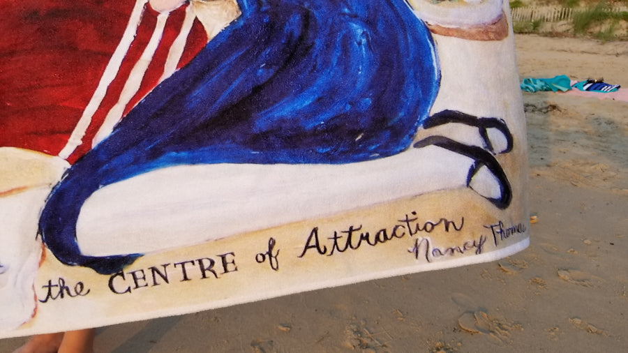 King Size Plush Beach Towels - CENTER of ATTRACTION