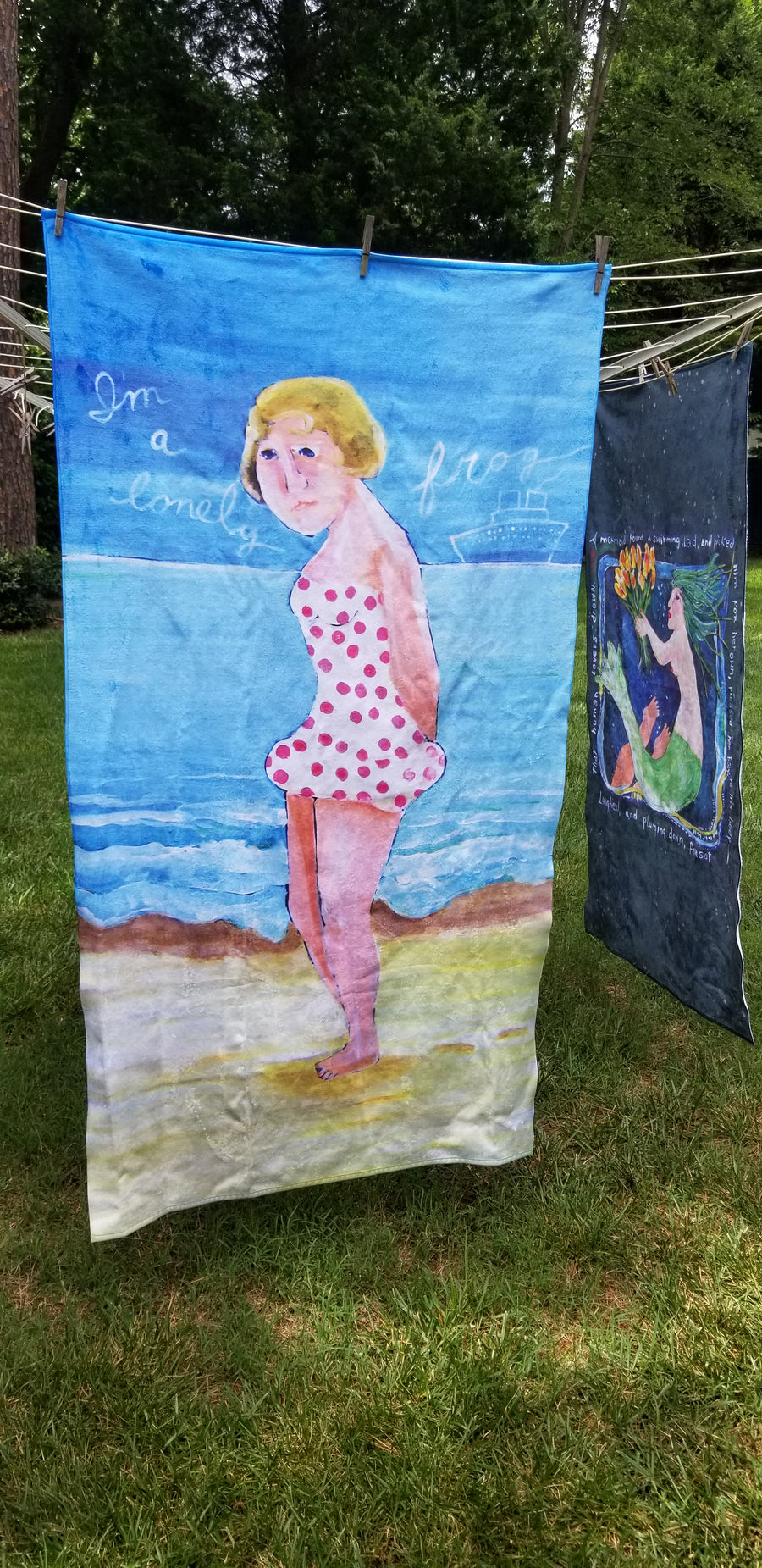 King Size Plush Beach Towels - CENTER of ATTRACTION