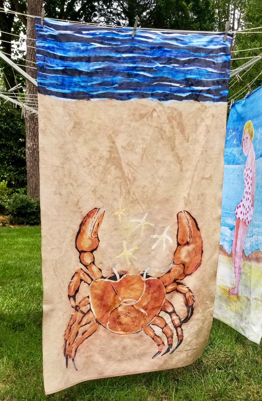 King Size Plush Beach Towels - MERMAID