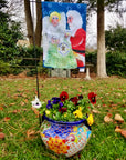 Garden Flags - Sugarplum Santa