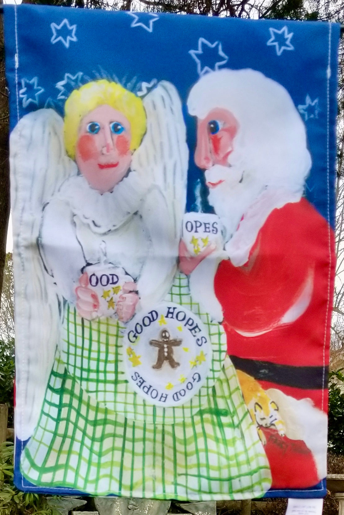 Garden Flags - Uptown Santa