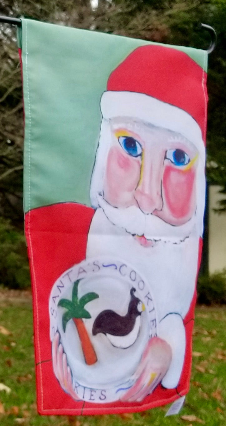 Garden Flags - All Santas, All the Time